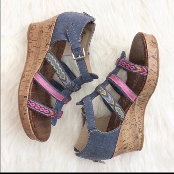 Elise Sam Edelman wedge sandals - Picture 2 of 6